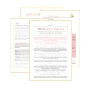 Handout: "Omega-3-Fettsäuren – Gut versorgt von Anfang an"