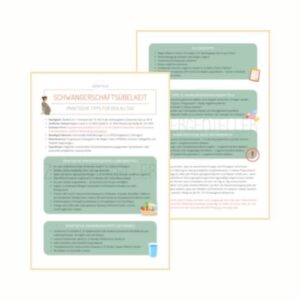 Handout: "Tipps und Tricks bei Schwangerschafts&shy;übelkeit"